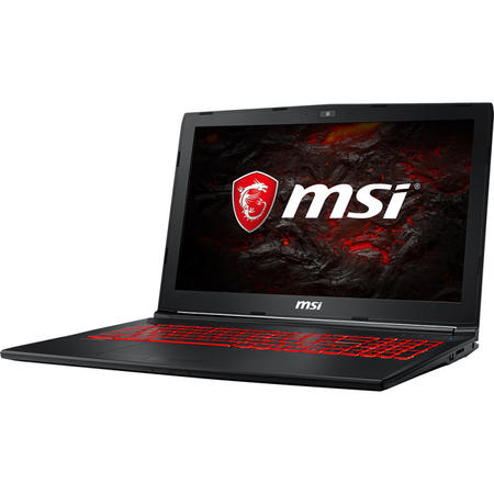 Laptop MSI Gaming 15.6'' GL62M 7REX, FHD,  Intel Core i7-7700HQ , 8GB DDR4, 1TB + 128GB SSD, GeForce GTX 1050 Ti 4GB, FreeDos, Black