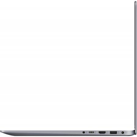 Ultrabook ASUS 15.6'' VivoBook S15 S510UN, FHD, Intel Core i7-8550U , 8GB DDR4, 1TB, GeForce MX150 2GB, Endless OS, Gray Metal