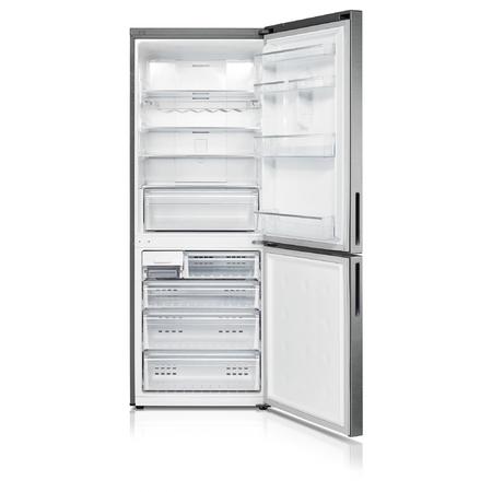 Combina frigorifica Samsung RL4353RBASL/EO, 435 l, Clasa F, Full No Frost, H 185 cm, All Around Cooling, Compresor Digital Inverter, Afisaj extern, Inox