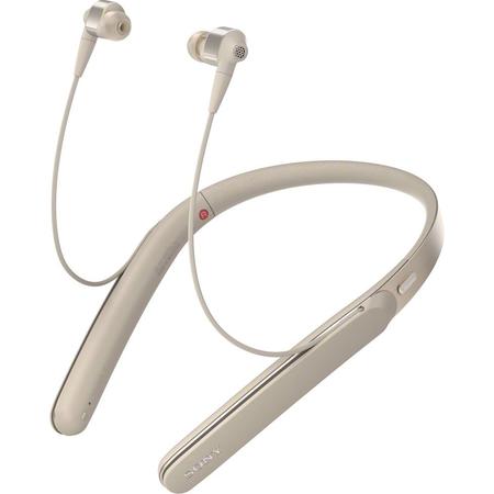 Casti in ear Sony WI-1000XN, Noise Canceling, Hi-Res, Bluetooth, NFC, Crem