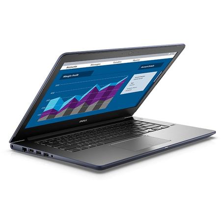 Laptop DELL 14'' Vostro 5468 (seria 5000), FHD,  Intel Core i5-7200U , 4GB DDR4, 500GB + 128GB SSD, GeForce 940MX 2GB, Win 10 Pro, Grey