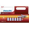 Philips Baterii POWER ALKALINE AA 12-WIDE