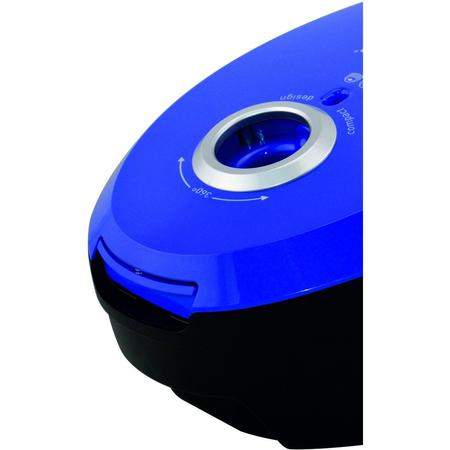 Aspirator Novara ECO, 1200 W, 250 W absorbtie, Tub Plastic, Albastru