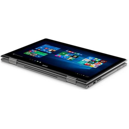 Laptop 2-in-1 DELL 13.3'' Inspiron 5379 (seria 5000), FHD IPS Touch,  Intel Core i7-8550U , 8GB DDR4, 256GB SSD, GMA UHD 620, Win 10 Pro, Grey