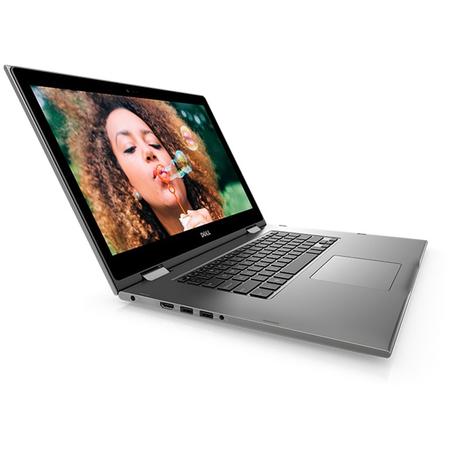 Laptop 2-in-1 DELL 15.6'' Inspiron 5579 (seria 5000), FHD IPS Touch,  Intel Core i7-8550U,  16GB DDR4, 512GB SSD, GMA UHD 620, Win 10 Pro, Grey