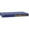 NETGEAR Switch 24x10/100 PoE, 2xGigabit 2xCombo (RJ45/SFP) 192W (FS728TP)