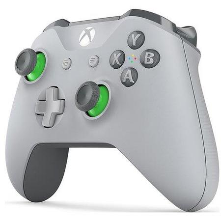 Xbox ONE S Wireless Controller - Grey/Green