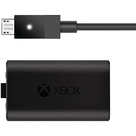 Acumulator reincarcabil Microsoft Xbox ONE Play & Charge Kit Black
