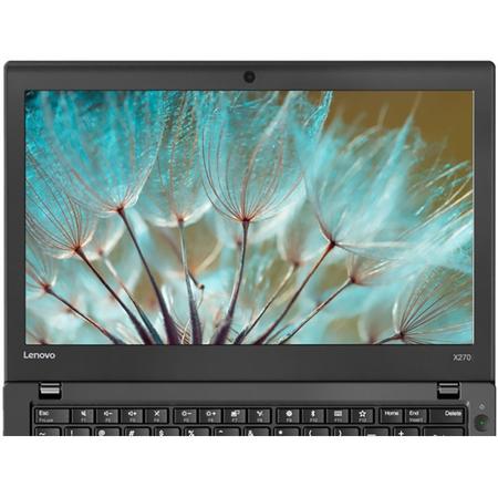Laptop Lenovo 12.5'' ThinkPad X270, FHD IPS, Intel Core i5-7200U , 8GB DDR4, 256GB SSD, GMA HD 620, FingerPrint Reader, Win 10 Pro, Black