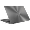 Laptop 2-in-1 ASUS 14'' ZenBook Flip UX461UN, FHD Touch, Intel Core i5-8250U , 8GB, 256GB SSD, GeForce MX150 2GB, Win 10 Home, Slate Grey