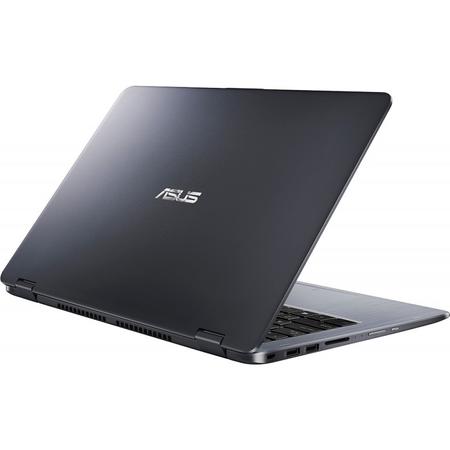 Laptop 2-in-1 ASUS 14'' VivoBook Flip 14 TP410UA, FHD Touch,  Intel Core i5-8250U , 4GB DDR4, 1TB, GMA UHD 620, Win 10 Home, Grey