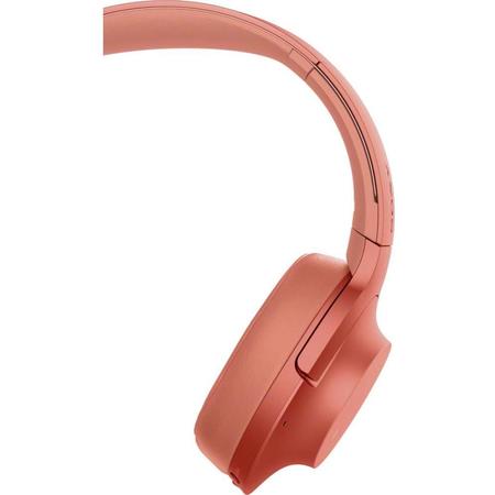 Casti WH-H900NR, Noise Canceling, Hi-Res, Wireless, Bluetooth, NFC, Rosu