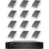 DSPPA Pachet Sonorizare PA 120W de perete cu 6 zone, FM+USB+SD