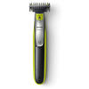 Philips Aparat hibrid pentru barbierit si tuns barba OneBlade QP2530/20, 4 piepteni, acumulatori, negru/verde