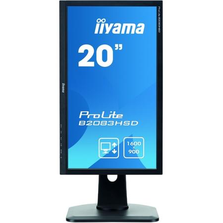 Monitor LED IIyama ProLite B2083HSD-B1 19.5 inch 5ms black