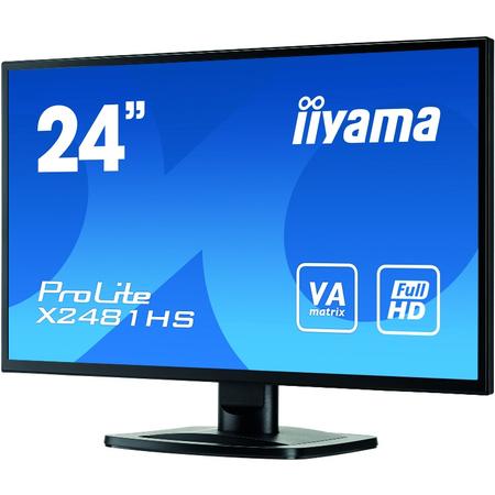 Monitor LED IIyama ProLite X2481HS-B1 23.6 inch 6ms black