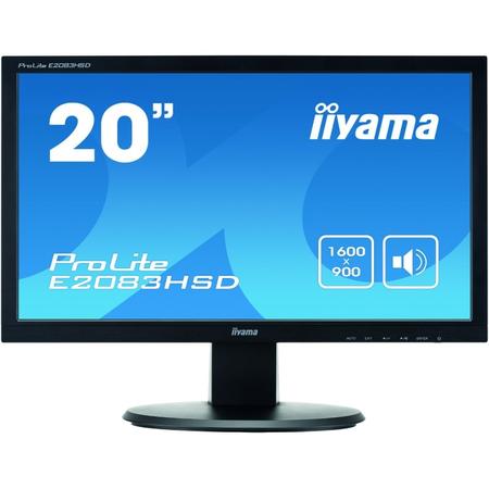 Monitor LED IIyama ProLite E2083HSD-B1 19.5 inch 5 ms Black