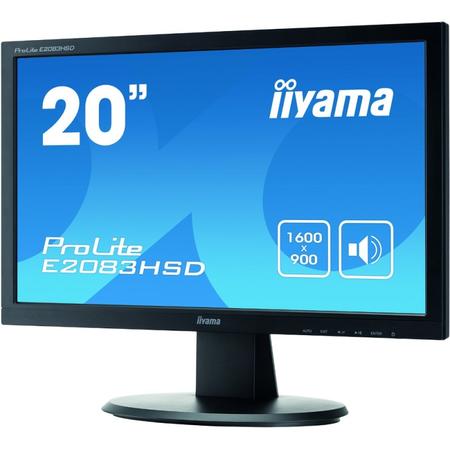 Monitor LED IIyama ProLite E2083HSD-B1 19.5 inch 5 ms Black