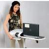 BlackMount Masuta videoproiector/laptop TableStand5, inaltime reglabila, functie de inclinare, max. 10 kg, alb