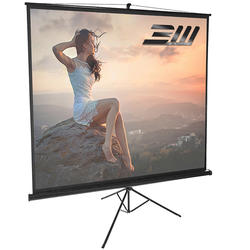 BlackMount Ecran proiectie trepied, marime vizibila 200 cm x 200 cm