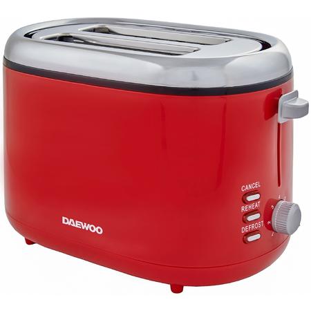 Prajitor de paine DBT70R, 900 W, functie reincalzire, functie decongelare, carcasa Cool Touch, rosu
