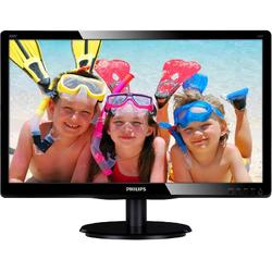 Monitor LED Philips 200V4LAB2/00 19.5 inch 5ms Black