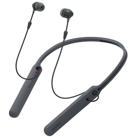 Casti in ear Sony WI-C400B, Wireless, Bluetooth, NFC, Negru
