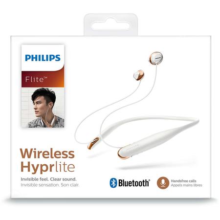 Casti in-ear Bluetooth Philips SHB4205WT/00, Alb