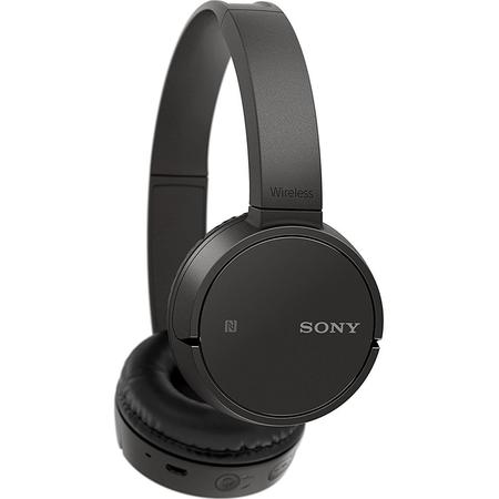 Casti audio Sony WH-CH500B, Wireless, Bluetooth, NFC, Negru