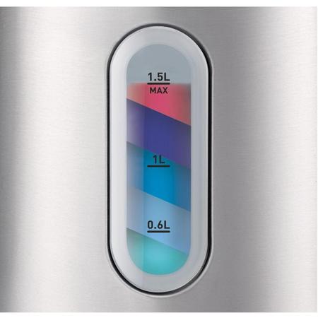 Fierbator de apa Select’Tea KI400DRU, 2400 W, 1.5 l, Oprire automata, Indicator luminos, Inox/ Negru