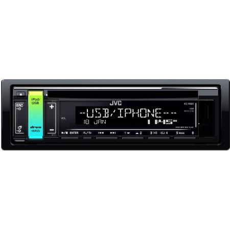 Radio CD auto JVC KD-R691, 4 x 50W, USB, AUX, Subwoofer control, Accent key variable colors