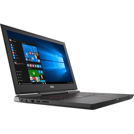 Laptop Gaming Dell Inspiron 7577, 15.6" Full HD,  Intel Core i7-7700HQ , 16GB DDR4, 1TB HDD + 256GB SSD, NVIDIA GeForce GTX 1060 6GB, Windows 10 Home, Black