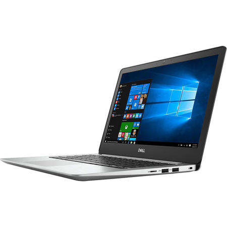 Laptop DELL 13.3'' Inspiron 5370 (seria 5000), FHD, Intel Core i3-7130U , 4GB DDR4, 128GB SSD, GMA HD 620, Win 10 Pro, Silver