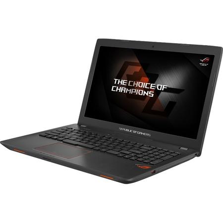 Laptop ASUS Gaming 15.6'' ROG GL553VE, FHD,  Intel Core i7-7700HQ, 8GB DDR4, 256GB SSD, GeForce GTX 1050 Ti 4GB, Endless OS, Black