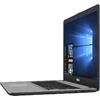 Laptop ASUS 17.3'' VivoBook Pro 17 N705UN, FHD, Intel Core i7-7500U, 8GB DDR4, 1TB + 128GB SSD, GeForce MX150 4GB, no OS, Dark Grey