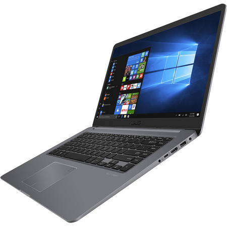 Ultrabook ASUS 15.6'' VivoBook S15 S510UA, FHD, Intel Core i5-8250U, 4GB DDR4, 500GB, GMA UHD 620, Win 10 Pro, Grey