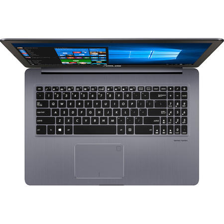 Laptop ASUS 15.6'' VivoBook Pro 15 N580VD, FHD, Procesor Intel Core i7-7700HQ, 16GB DDR4, 1TB + 128GB SSD, GeForce GTX 1050 4GB, Endless OS, Grey