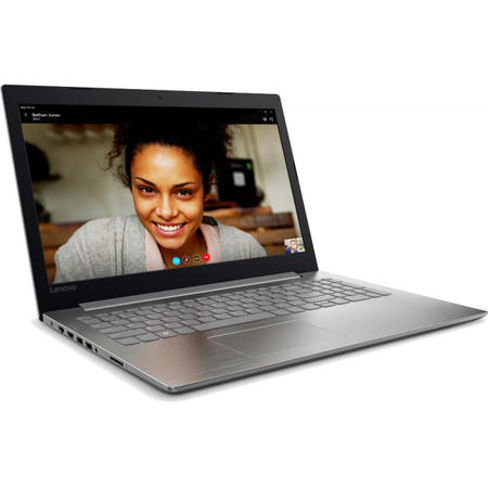 Laptop Lenovo 15.6'' IdeaPad 320 IAP, HD, Procesor Intel Pentium N4200, 4GB, 500GB, GMA HD 505, FreeDos, Platinum Grey