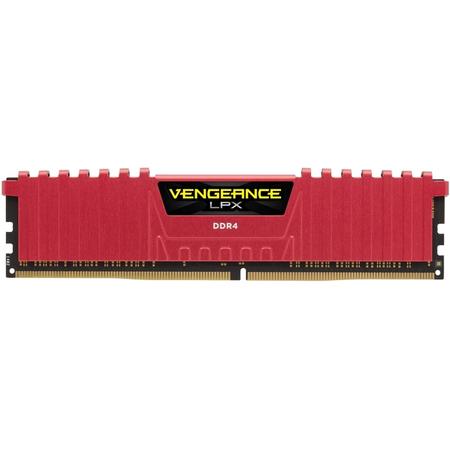 Memorie Corsair Vengeance LPX Red 8GB DDR4 2400MHz CL16