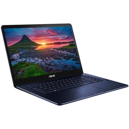 Laptop ASUS ZenBook Pro 15.6'' UX550VE, FullHD, Intel Core i7-7700HQ , 8GB, 256GB SSD, GTX 1050 TI 4GB, Windows 10 Pro, Blue