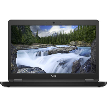 Laptop DELL 14'' Latitude 5490, FHD, Procesor Intel Core i5-8350U, 16GB DDR4, 256GB SSD, GeForce MX130 2GB, Linux, Black, 3Yr NBD