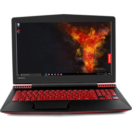 Laptop Lenovo Gaming 15.6'' Legion Y520, FHD IPS, Procesor Intel Core i5-7300HQ, 8GB DDR4, 1TB + 256GB SSD, GeForce GTX 1050 Ti 4GB, FreeDos, Red, Backlit, 2Yr