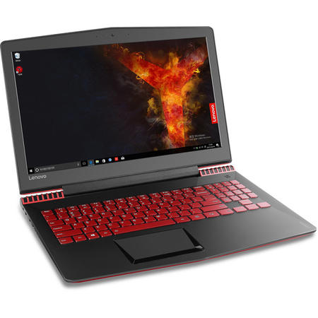 Laptop Lenovo Gaming 15.6'' Legion Y520, FHD IPS, Procesor Intel Core i7-7700HQ, 16GB DDR4, 256GB SSD, GeForce GTX 1050 Ti 4GB, FreeDos, Red, Backlit, 2Yr