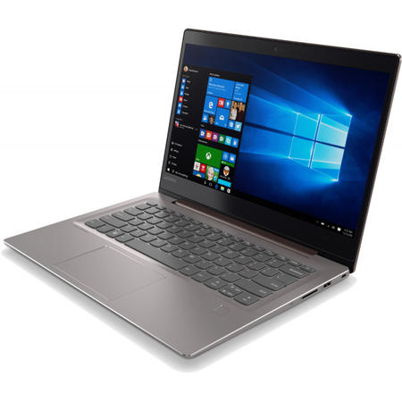 Laptop Lenovo 14'' IdeaPad 520S IKBR, FHD IPS, Procesor Intel Core i7-8550U, 8GB DDR4, 256GB SSD, GMA UHD 620, FreeDos, Bronze