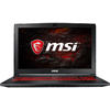 Laptop MSI Gaming 15.6'' GL62M 7RDX, FHD, Procesor Intel Core i7-7700HQ , 8GB DDR4, 1TB, GeForce GTX 1050 4GB, FreeDos, Black, Red Backlit