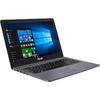 Laptop ASUS 15.6'' VivoBook Pro 15 N580VD, FHD Touch,  Intel Core i7-7700HQ , 8GB DDR4, 500GB + 128GB SSD, GeForce GTX 1050 4GB, Win 10 Home, Grey