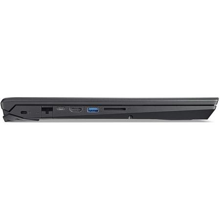 Laptop Acer Gaming 15.6'' Nitro 5 AN515-51, FHD IPS, Procesor Intel Core i7-7700HQ, 16GB DDR4, 256GB SSD, GeForce GTX 1050 4GB, Linux, Black