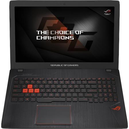 Laptop ASUS Gaming 15.6'' ROG GL553VD, FHD, Procesor Intel Core i7-7700HQ, 16GB DDR4, 1TB + 128GB SSD, GeForce GTX 1050 4GB, Win 10 Home, Black metal