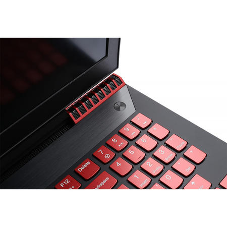 Laptop Lenovo Gaming 15.6'' Legion Y520, FHD IPS, Procesor Intel Core i5-7300HQ, 8GB DDR4, 1TB + 128GB SSD, GeForce GTX 1050 4GB, FreeDos, Red, Backlit, 2Yr