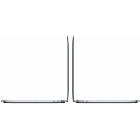 Laptop Apple 15.4'' The New MacBook Pro 15 Retina with Touch Bar, Kaby Lake i7 2.8GHz, 16GB, 256GB SSD, Radeon Pro 555 2GB, Mac OS Sierra, Silver, RO keyboard